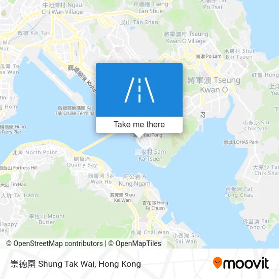 崇德圍 Shung Tak Wai map