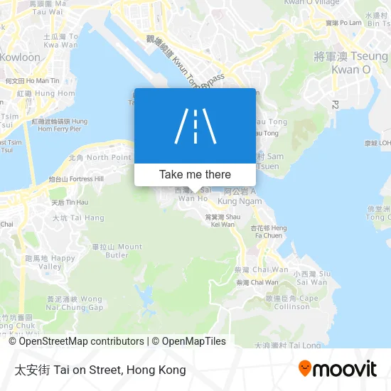 太安街 Tai on Street map