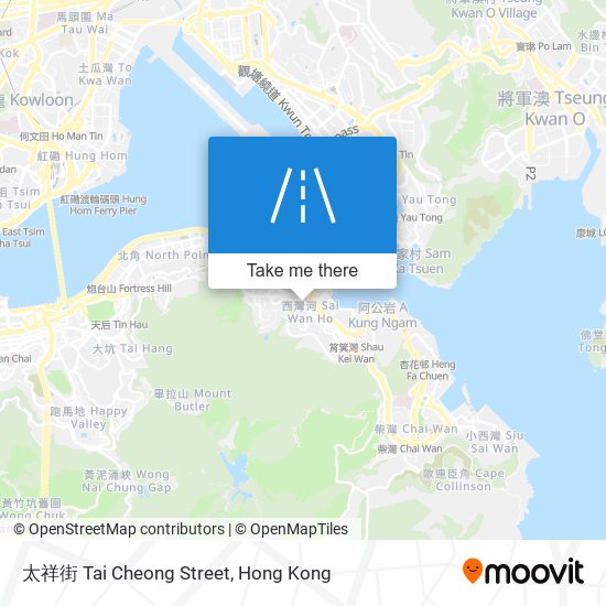 太祥街 Tai Cheong Street map