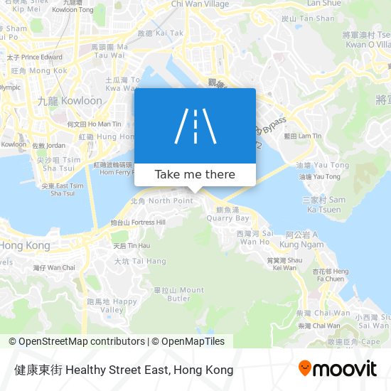 健康東街 Healthy Street East地圖