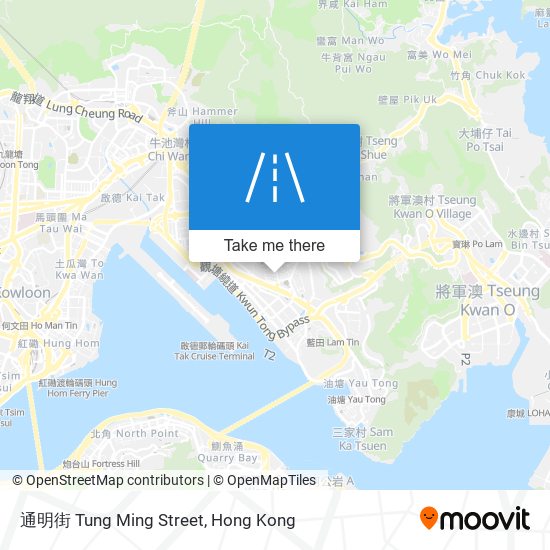 通明街 Tung Ming Street map