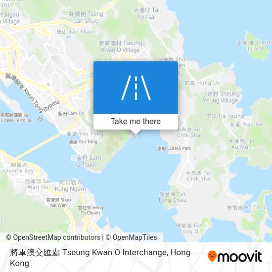 將軍澳交匯處 Tseung Kwan O Interchange地圖