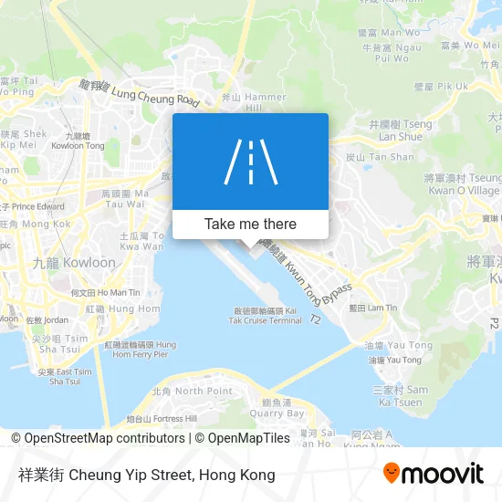 祥業街 Cheung Yip Street地圖