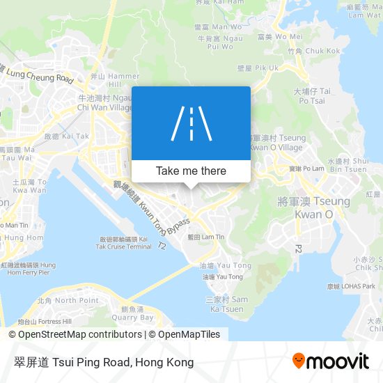 翠屏道 Tsui Ping Road地圖