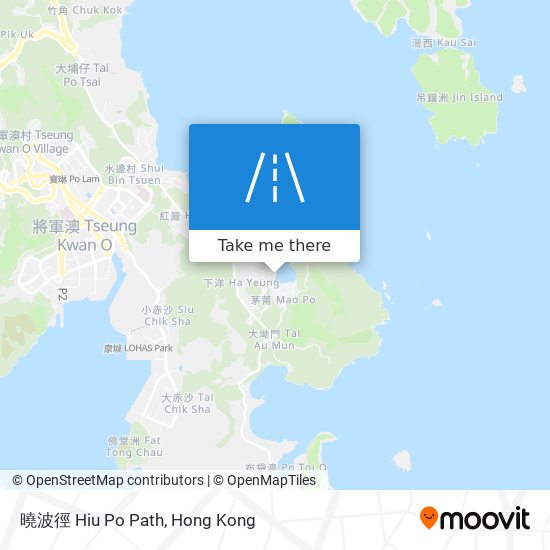 曉波徑 Hiu Po Path map