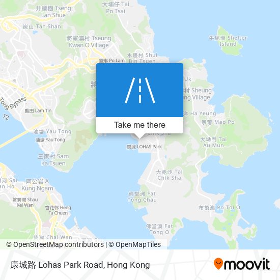 康城路 Lohas Park Road map