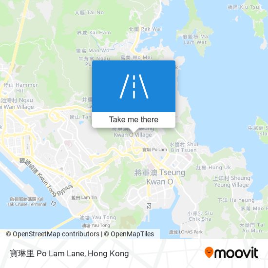 寶琳里 Po Lam Lane map