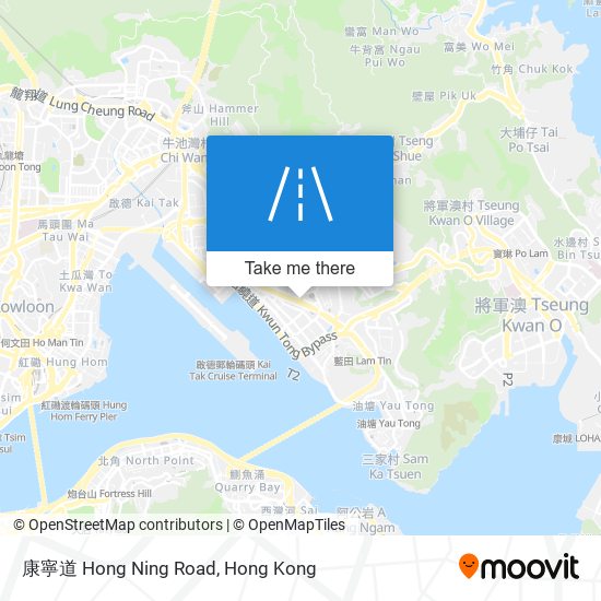 康寧道 Hong Ning Road map