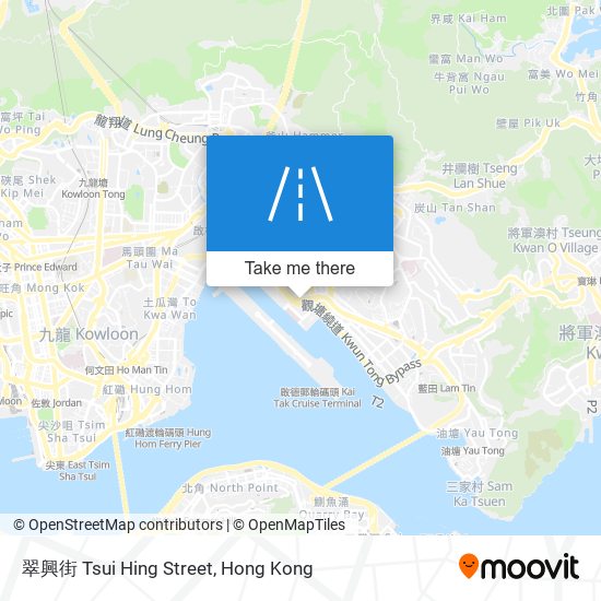 翠興街 Tsui Hing Street map