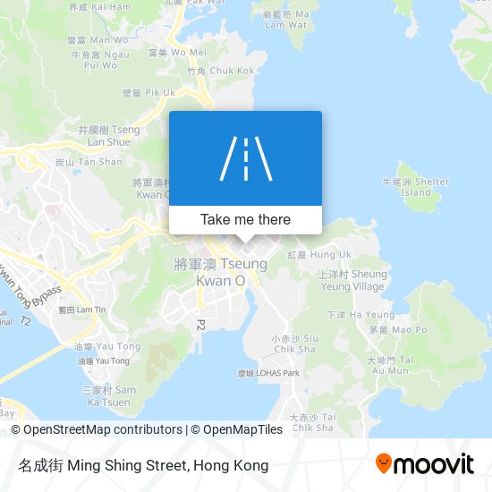 名成街 Ming Shing Street map
