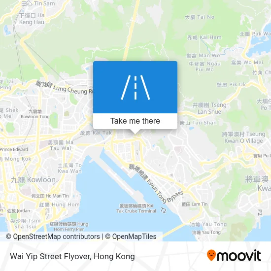 偉業街天橋 Wai Yip Street Flyover map