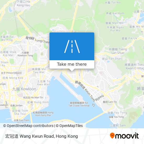 宏冠道 Wang Kwun Road map
