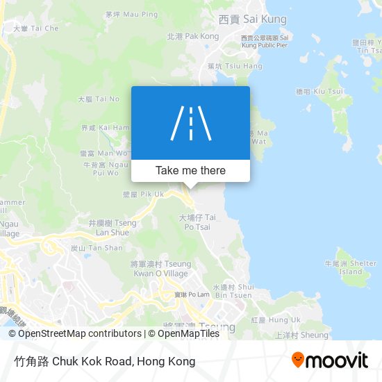 竹角路 Chuk Kok Road map