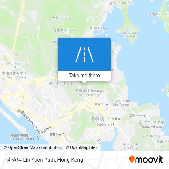 蓮苑徑 Lin Yuen Path map