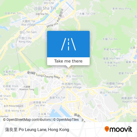 蒲良里 Po Leung Lane map