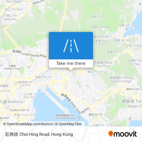 彩興路 Choi Hing Road map