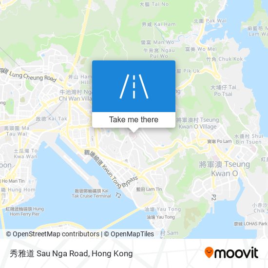 秀雅道 Sau Nga Road map