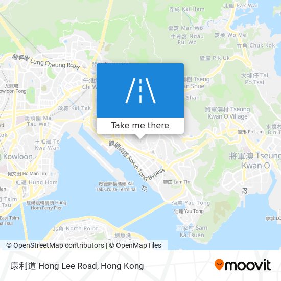 康利道 Hong Lee Road map