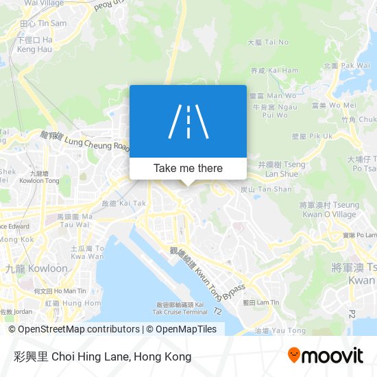 彩興里 Choi Hing Lane map