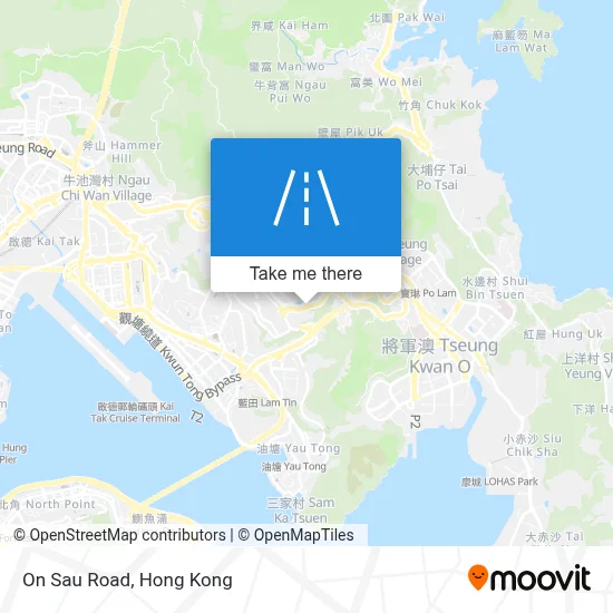 安秀道 on Sau Road地圖