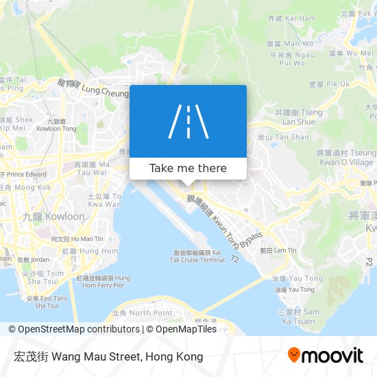 宏茂街 Wang Mau Street map