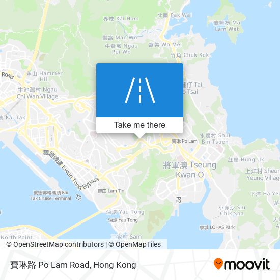 寶琳路 Po Lam Road map