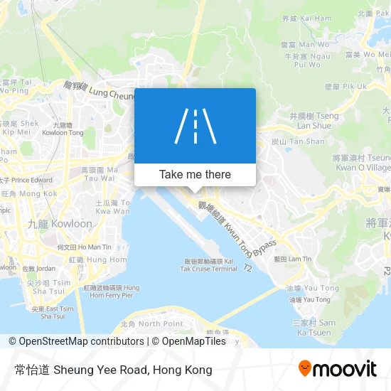 常怡道 Sheung Yee Road map