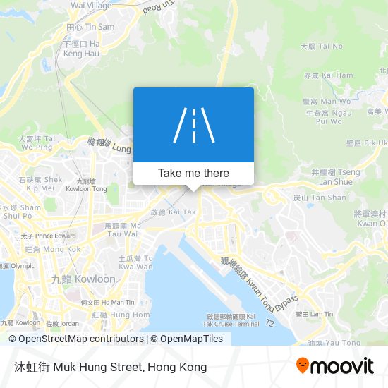 沐虹街 Muk Hung Street map