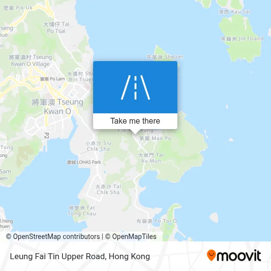 Leung Fai Tin Upper Road map