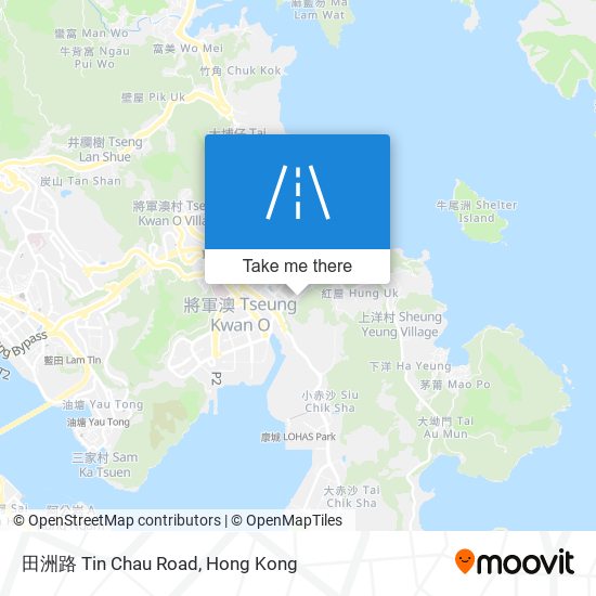 田洲路 Tin Chau Road地圖