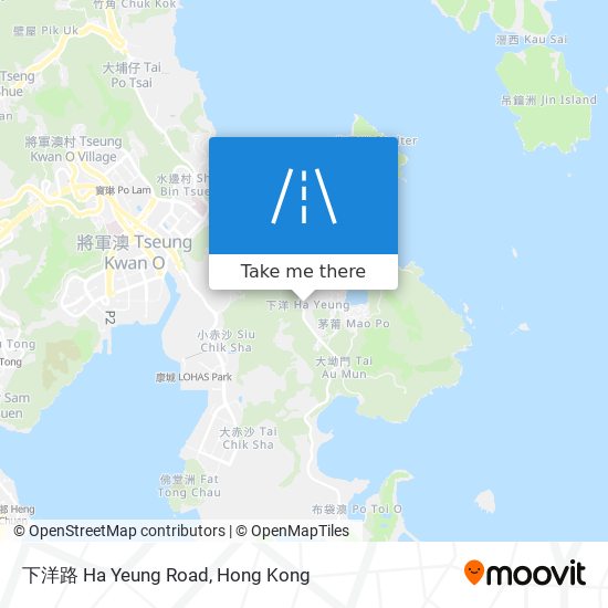 下洋路 Ha Yeung Road map