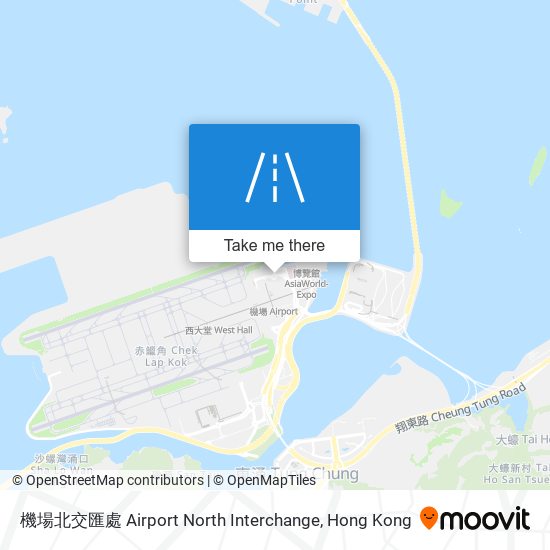 機場北交匯處 Airport North Interchange地圖