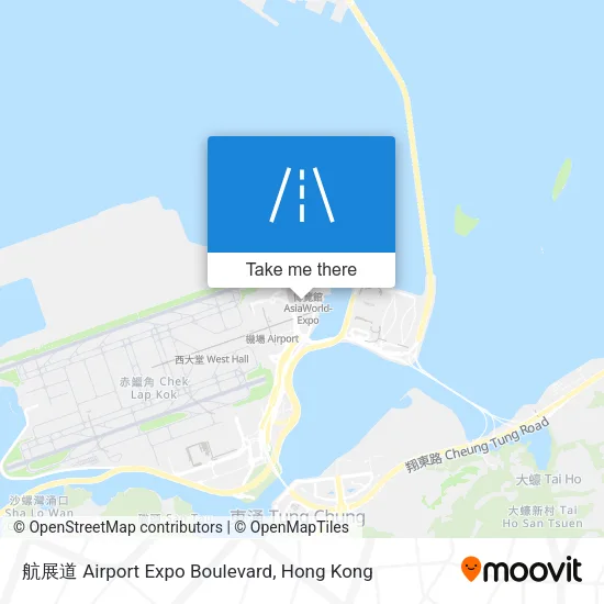 航展道 Airport Expo Boulevard map