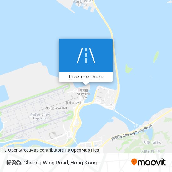 暢榮路 Cheong Wing Road map