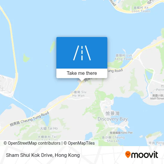 Sham Shui Kok Drive map