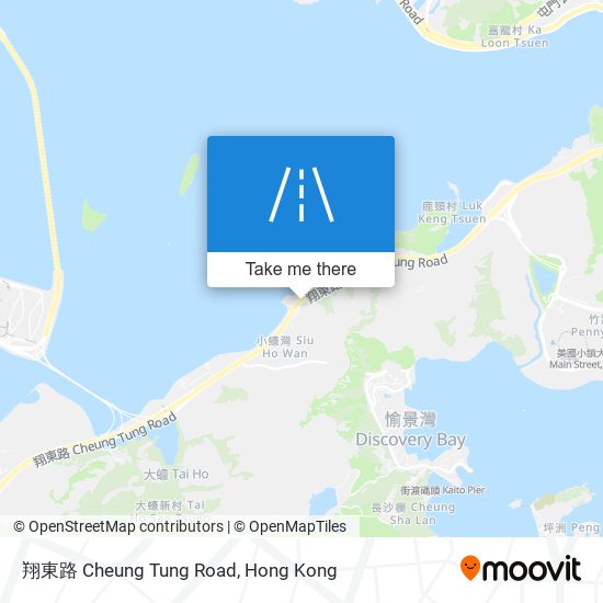 翔東路 Cheung Tung Road map