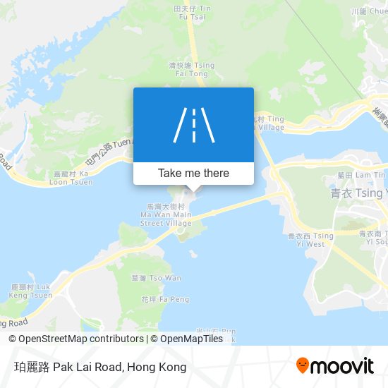 珀麗路 Pak Lai Road map