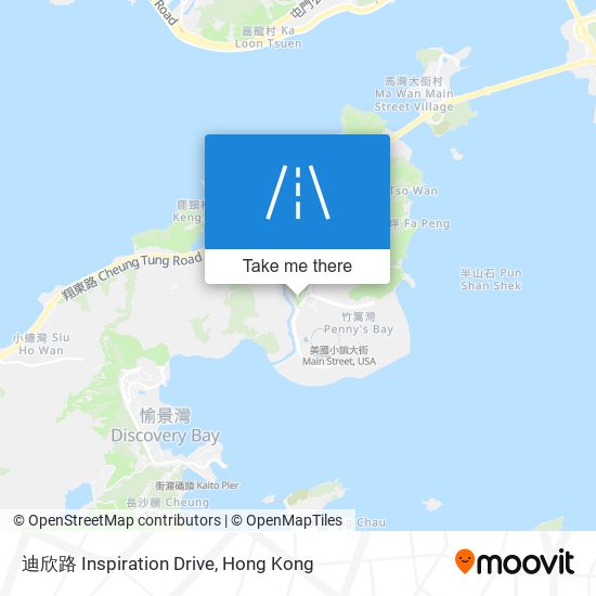 迪欣路 Inspiration Drive map