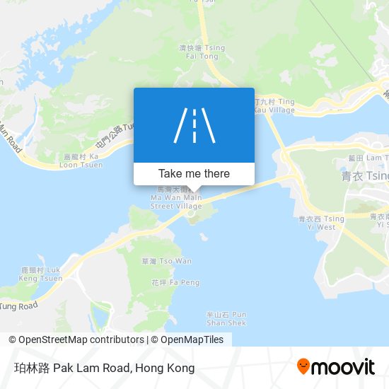 珀林路 Pak Lam Road map