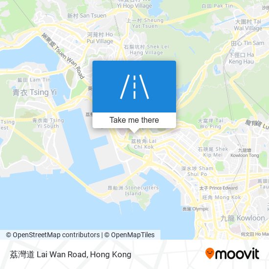 荔灣道 Lai Wan Road map