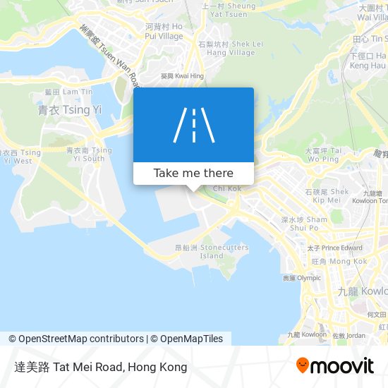 達美路 Tat Mei Road map