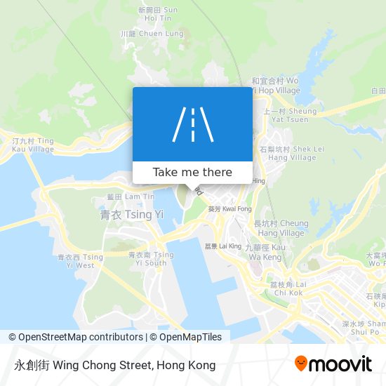 永創街 Wing Chong Street map