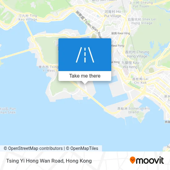 青衣航運路 Tsing Yi Hong Wan Road地圖