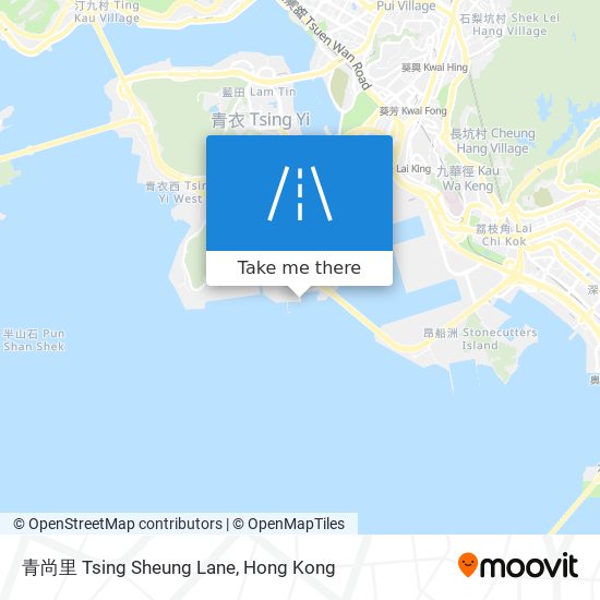 青尚里 Tsing Sheung Lane map