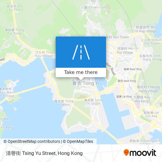清譽街 Tsing Yu Street map