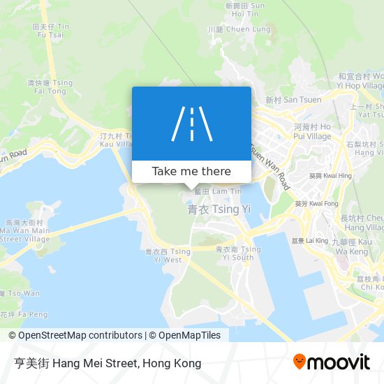 亨美街 Hang Mei Street map