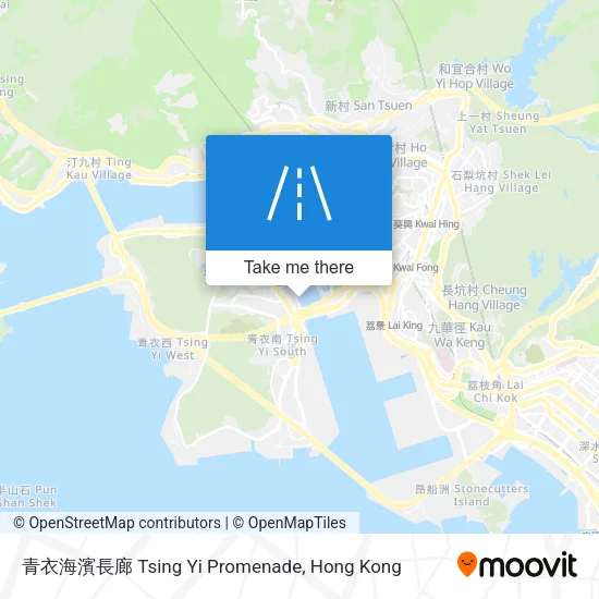 青衣海濱長廊 Tsing Yi Promenade map