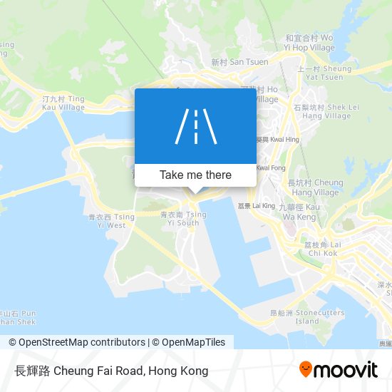 長輝路 Cheung Fai Road map