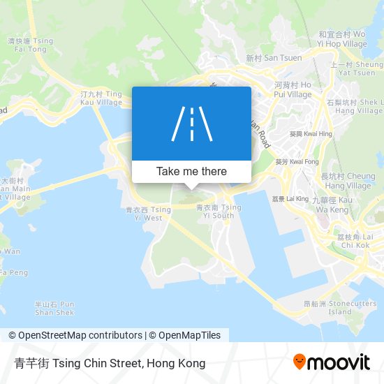 青芊街 Tsing Chin Street map