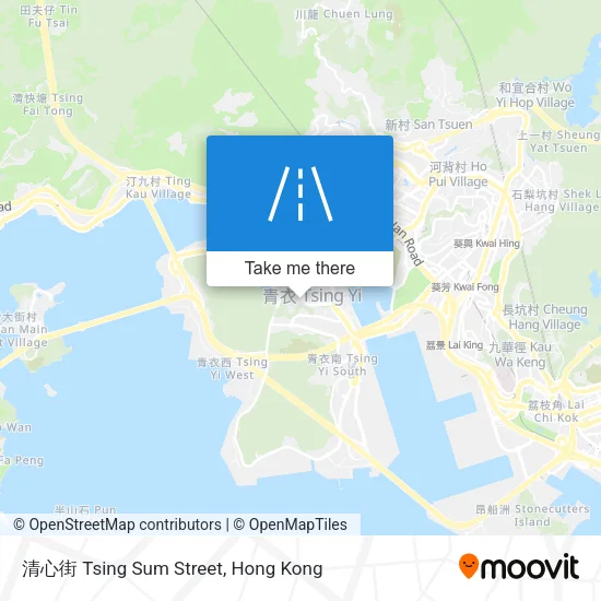清心街 Tsing Sum Street map